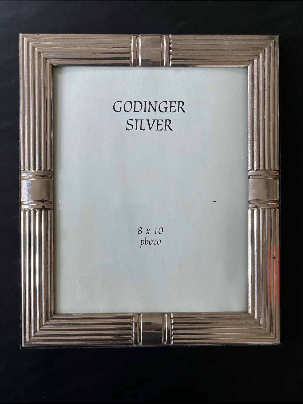 Godinger Silver Photo Picture Frame 8x10 or 5x7 with Mat Vintage Style